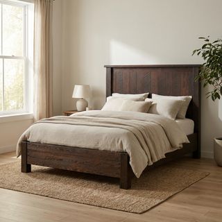 WoodShop Traditional Bed with Rail System - King
