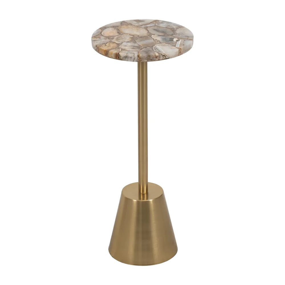 FENTONFORD GOLD ACCENT TABLE 25 (IN)