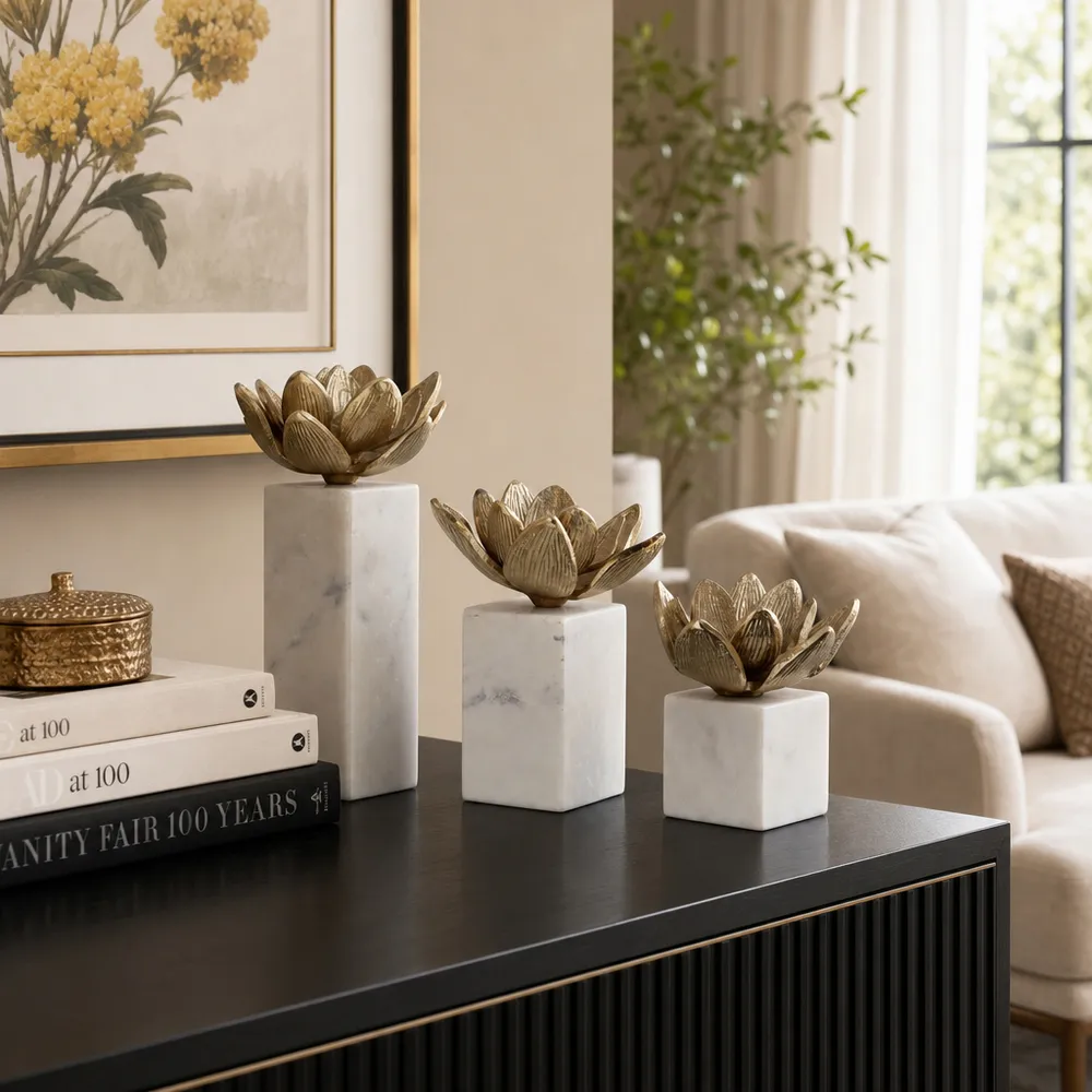 RUTH SET OF 3 BRONZE DECOR 10 (IN)