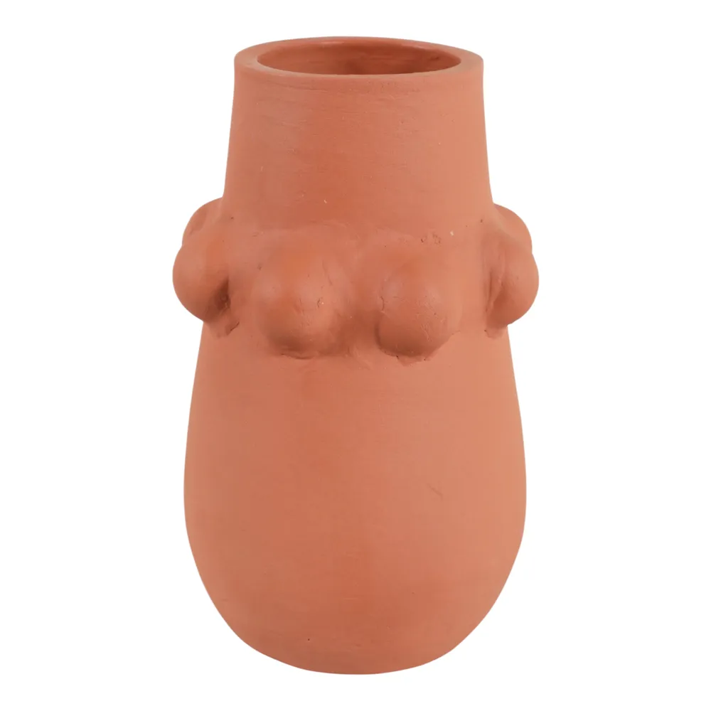 DUNBARWOOD RED VASE 9 (IN)