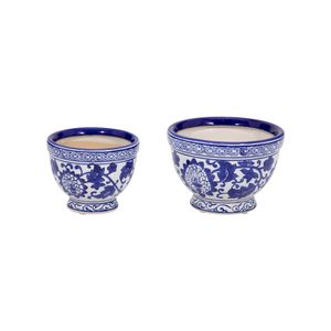 ROYBROOK SET OF 2 BLUE PLANTER 5 (IN) 3