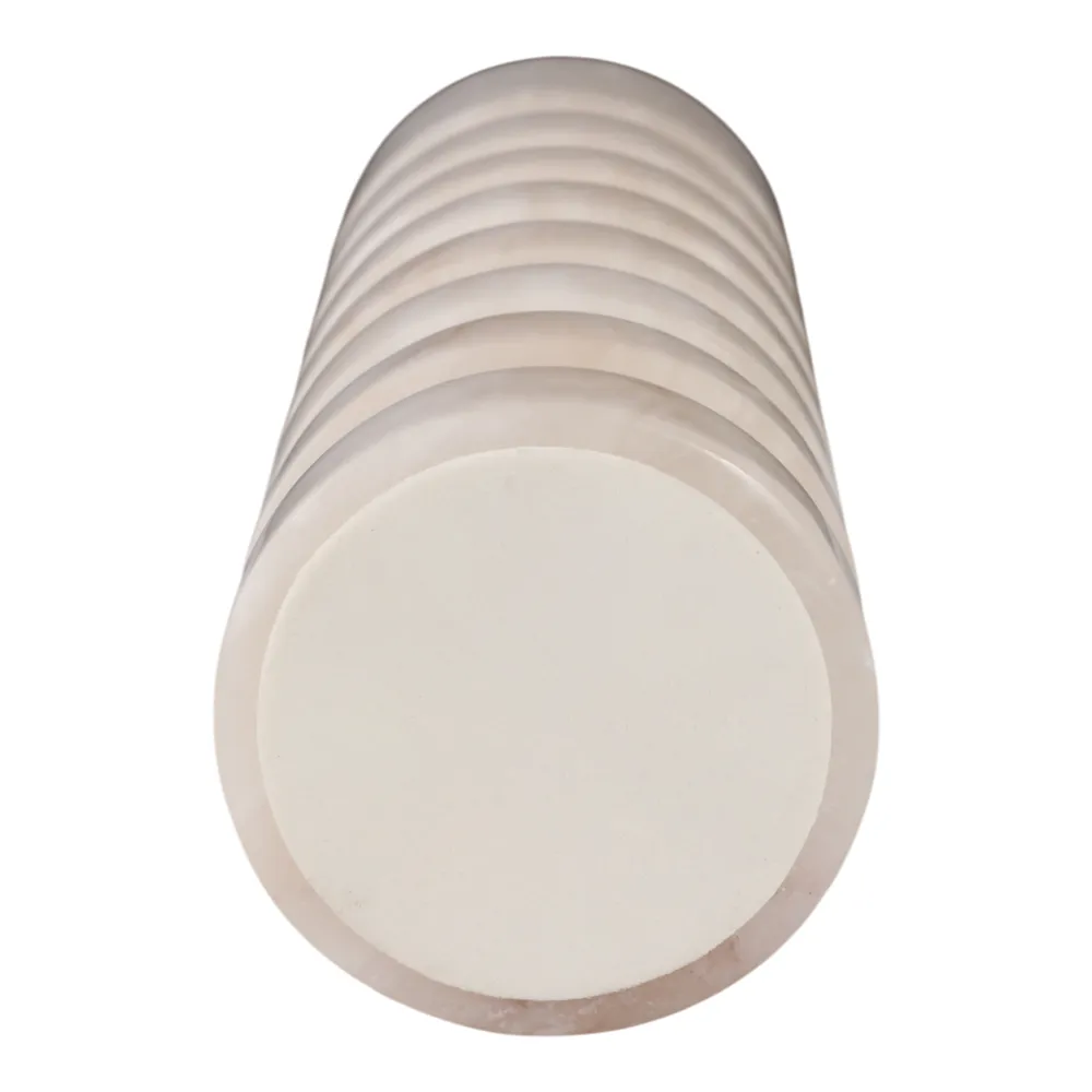 FERRISSIDE WHITE CANDLE HOLDER 11 (IN)