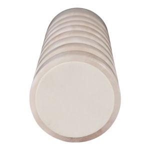 FERRISSIDE WHITE CANDLE HOLDER 11 (IN) 8