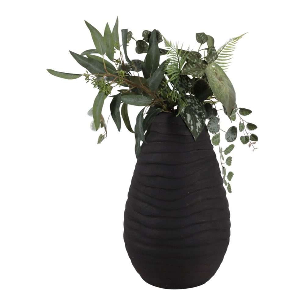 HAVENOAK BLACK VASE 18 (IN)