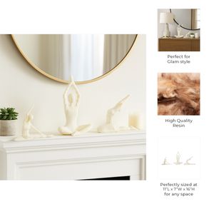 BARRONHOLM SET OF 3 WHITE DECOR 16 (IN) 10