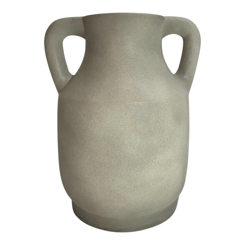 CALMOOR GREEN VASE 11 (IN)