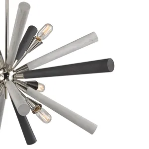 Solara 44'' Wide 6-Light Chandelier - Polished Nickel 4