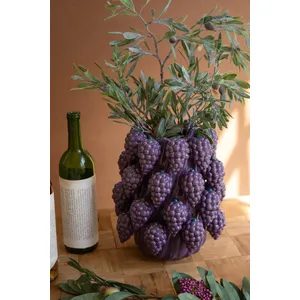 Ceramic Grapes Vase 1