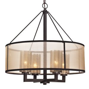 Diffusion 24'' Wide 4-Light Chandelier - Oil Rubbed Bronze 6