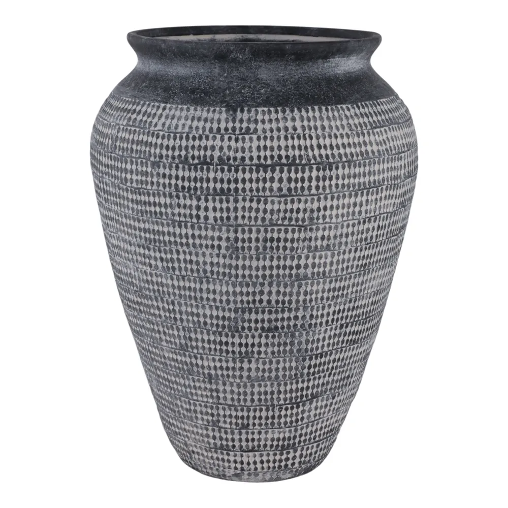 CARLINLAKE BLACK VASE 16 (IN)