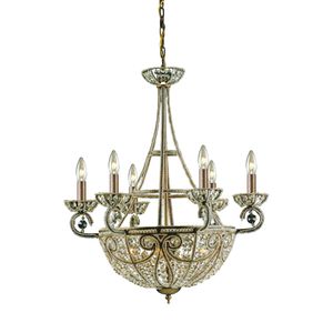 Elizabethan 26'' Wide 10-Light Chandelier - Dark Bronze 1