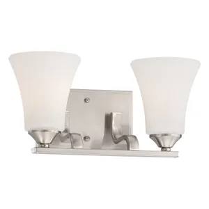 Treme 17" Wide 2-Light Vanity Light - Brushed Nickel 1