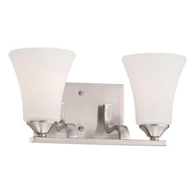Treme 17" Wide 2-Light Vanity Light - Brushed Nickel