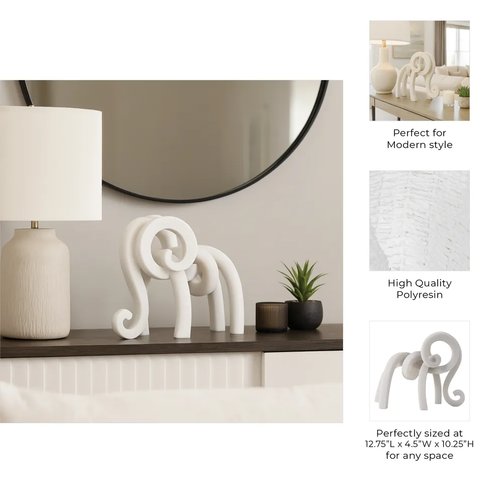 LINDENWAY WHITE DECOR 11 (IN)