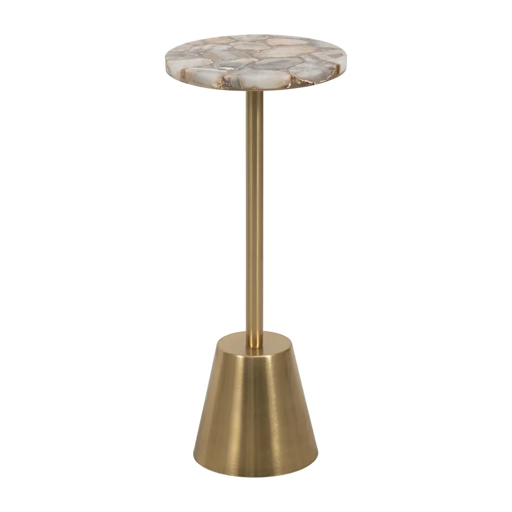 FENTONFORD GOLD ACCENT TABLE 25 (IN)