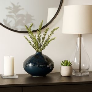 MILLERBEACH BLUE VASE 9 (IN) 12