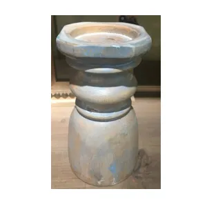 White Candle Holder 6in 1