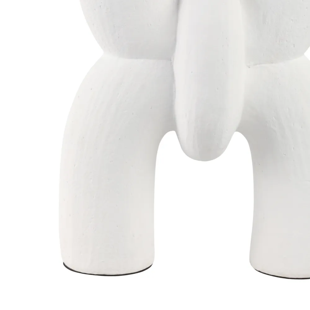 STONEHAM WHITE VASE 15 (IN)