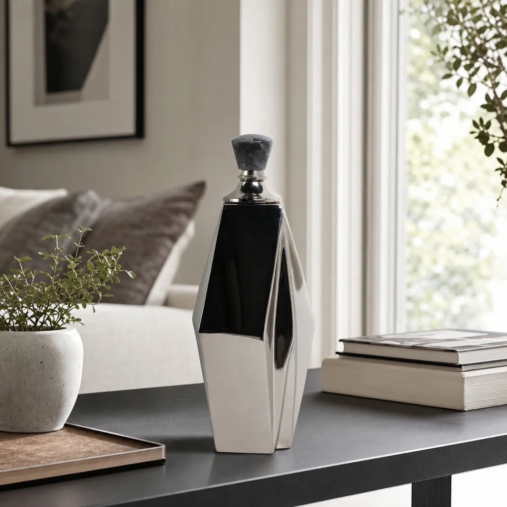 NORAWORTH SILVER VASE 13 (IN)