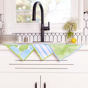 Blue Hydrangea Eco Dish Cloth (Set of 3) 3