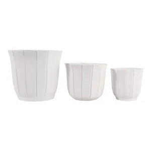 DALEHAM SET OF 3 WHITE PLANTER 13 (IN) 1