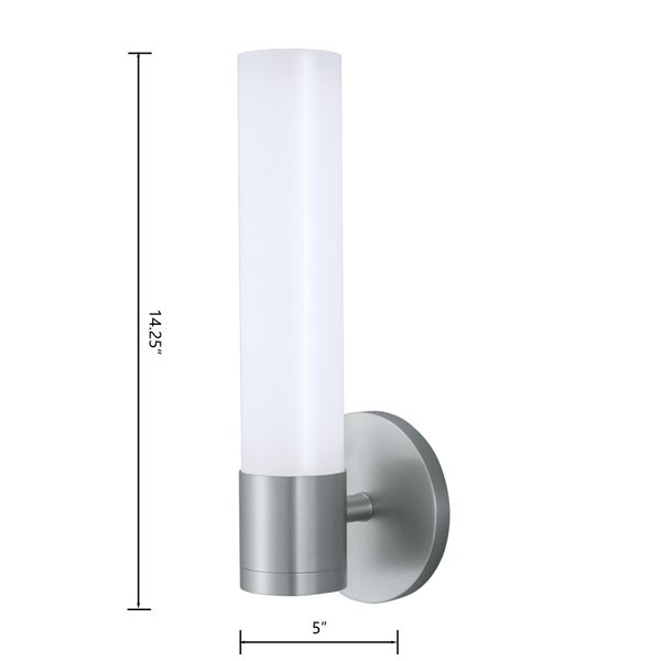 Abbott 14.25'' High Integrated LED Sconce - Brushed Nickel