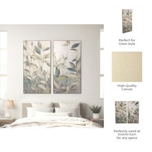 GRADYLEY SET OF 2 TAN ART 50 (IN) 11