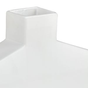 Drue Vase - Short Matte White 5