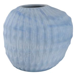 KIRBYWAY BLUE GLASS VASE 11 (IN) 5
