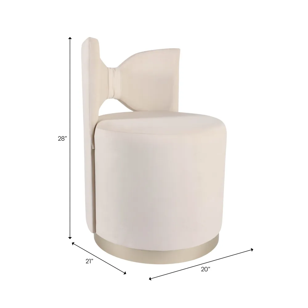 PARKLAKE IVORY STOOL 29 (IN)
