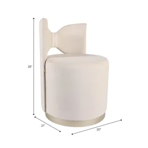 PARKLAKE IVORY STOOL 29 (IN) 9