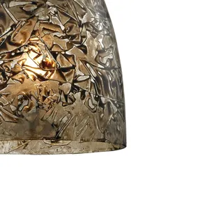 Fissure 5'' Wide 1-Light Mini Pendant - Satin Nickel 4