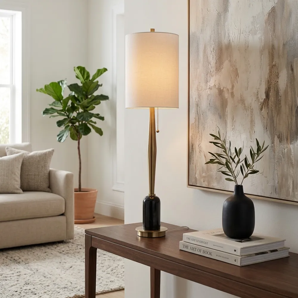 HARLEYPARK BLACK LAMP 32 (IN)