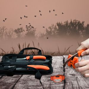 AccuSharp 6 Piece Processing Kit w/Sharpener & Headlamp 4