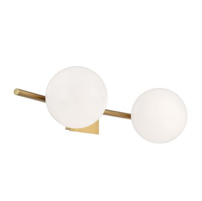 Perch 24″ Wide 2-Light Vanity Light - Satin Brass
