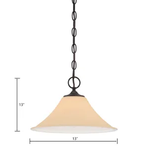 Treme 13'' Wide 1-Light Pendant - Espresso 2