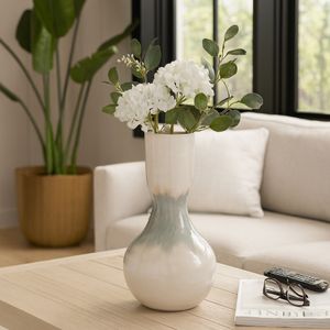 COLINWIND WHITE VASE 18 (IN) 11
