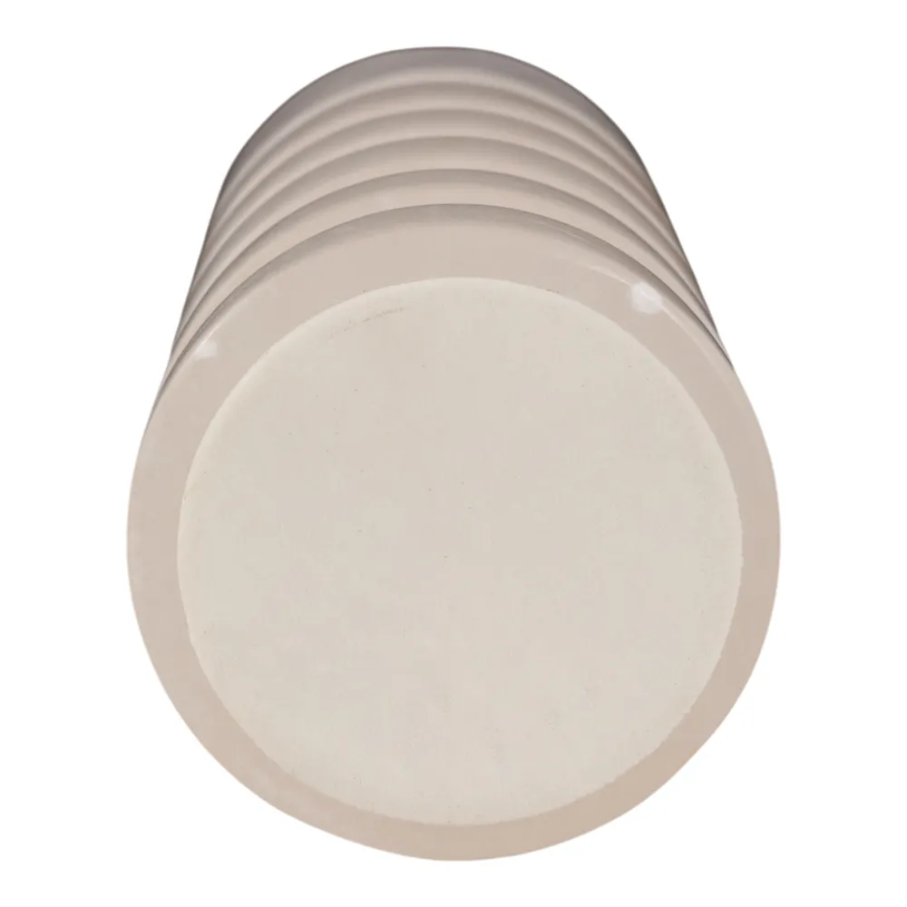 FERRISSIDE WHITE CANDLE HOLDER 8 (IN)