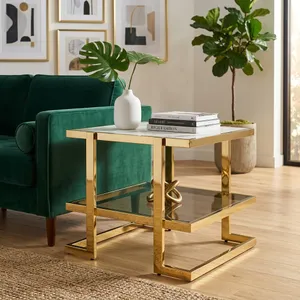 HADFIELD GOLD TABLE 24 (IN) 8