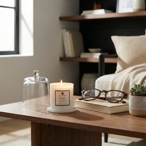 HEMMINGWORTH BLANC SAFFRON & SUEDE CANDLE 5 (IN) 12