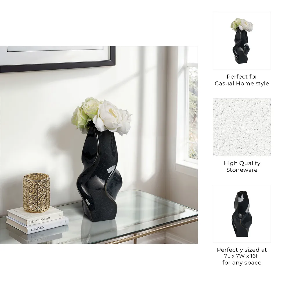 SOLRIDGE BLUE VASE 16 (IN)