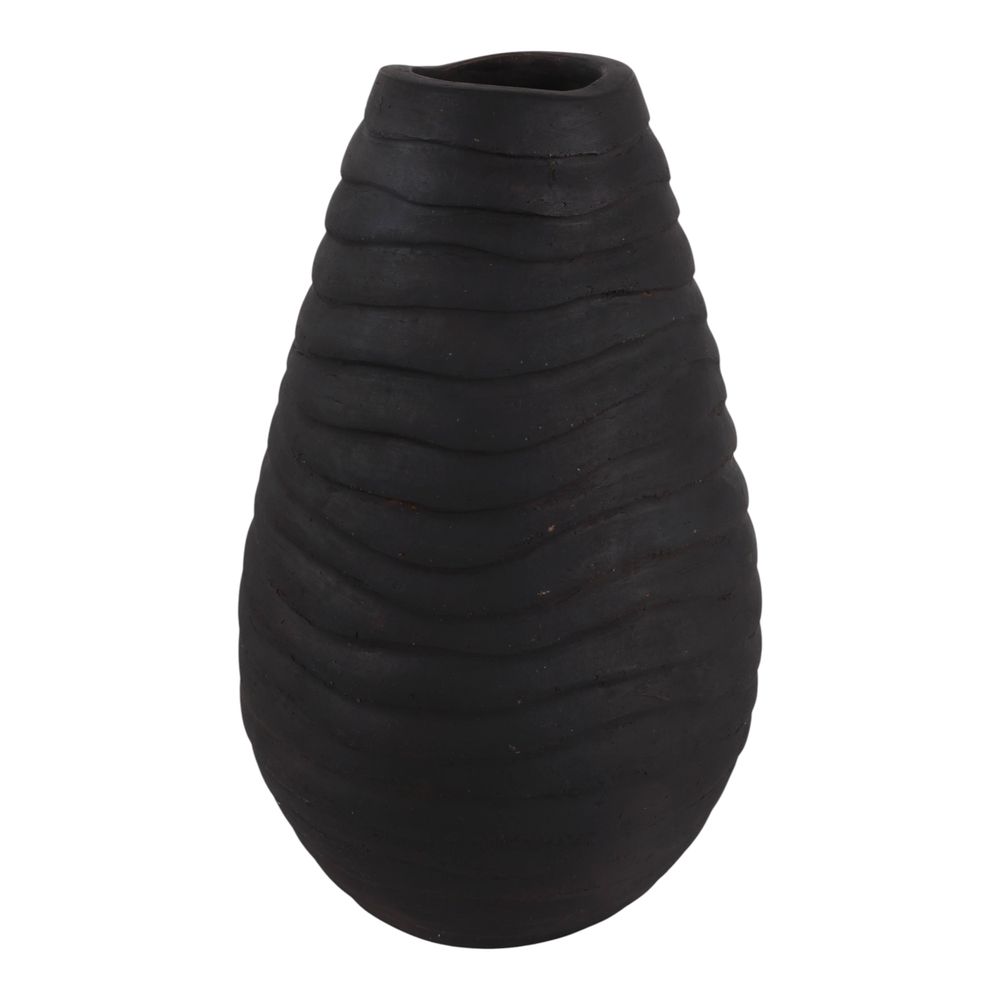 HAVENOAK BLACK VASE 18 (IN)
