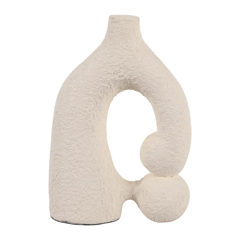 EMMONSHAM WHITE VASE 13 (IN)