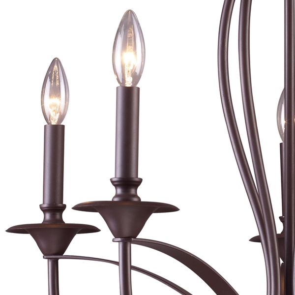 Medford 26'' Wide 5-Light Chandelier - Oiled Bronze
