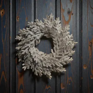 Shimmer Fir Wreath 8in 1