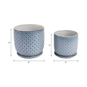 FIONAOAK SET OF 2 PLANTER 7 (IN) 10