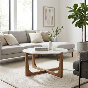 ENSLEYGATE TAN COFFEE TABLE 18 (IN) 11