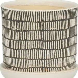 HOUSTONLAKE SET OF 2 IVORY PLANTER 7 (IN) 7