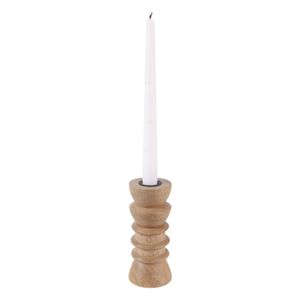 BREEVIEW TAN CANDLE HOLDER 6 (IN) 3