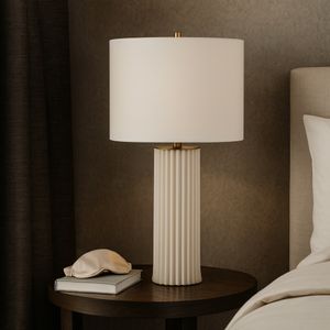 HANNAHBURN WHITE LAMP 27 (IN) 9